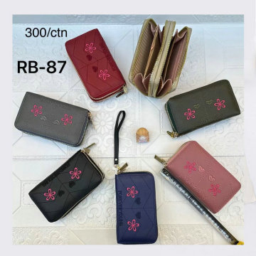 Dollar Mode CHB015 Large Capacity Genuine Leather Wristlet Wallet for Women - Fashionable Styles