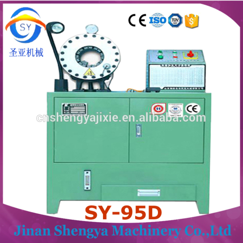 SY-95D High efficiency more professional hydraulic hose crimping machine from china up to 5/8" hose