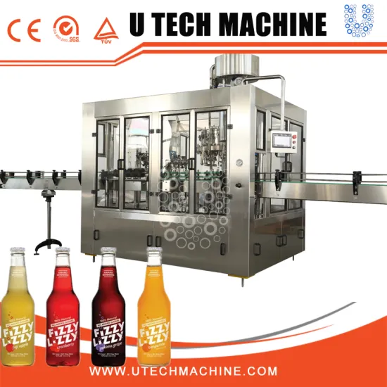 Fully Automatic Mineral Water Glass Packing Filling Machine for Carbonated Drink