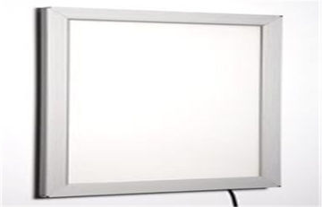 Silver Led Backlit Light Box With Acrylic Panel For Company Signboard
