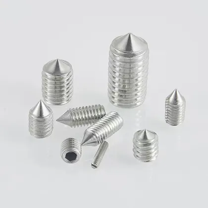 Cone Point Hex Socket Set Screws Stainless Steel