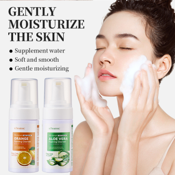Nhà máy MIDUO Nhà máy OEM 100ml Aloe Vera Orange Hyaluronic Acid Fispressizing Spoam Cleanser cho da dầu