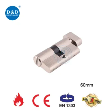 Durable BS En1303 European Bathroom Door Lock Cylinder