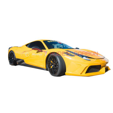 Kit per il corpo per gonne laterali in fibra di carbonio F458