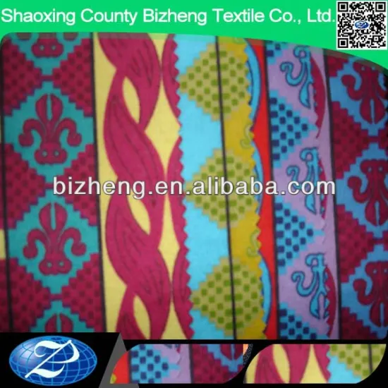 Colorful printing cotton flannel pajama fabric woven fabric