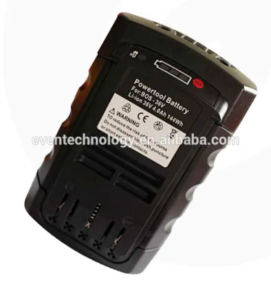 36V 4.0Ah Rechargeable battery for Bosch Cordless Tools 2 607 336 002, BAT818