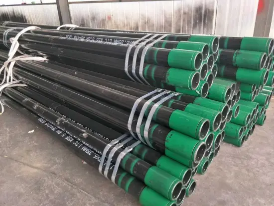 API 5CTJ55/ K55/ N80 steel casing pipe, mild steel pipe for gas and oil