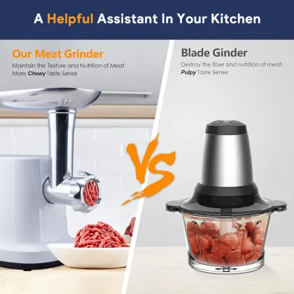 High-Quality Home Use KitchenAid Chopper and Electric Meat Grinder