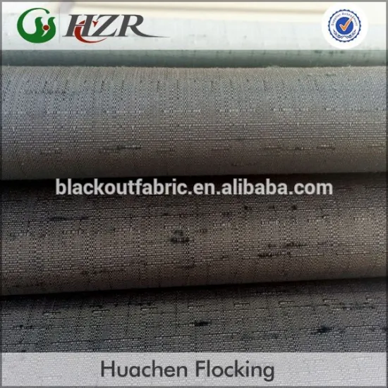 polyester slub fabric for curtain roman blind fabric China manufacturer