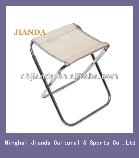 JD-B-008-1 Small Folding Fishing Stool ultralight stool seat aluminium lightweight folding leisure foldable beach chair