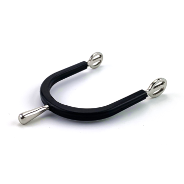 English Ss Rubber Coated Band Spurs