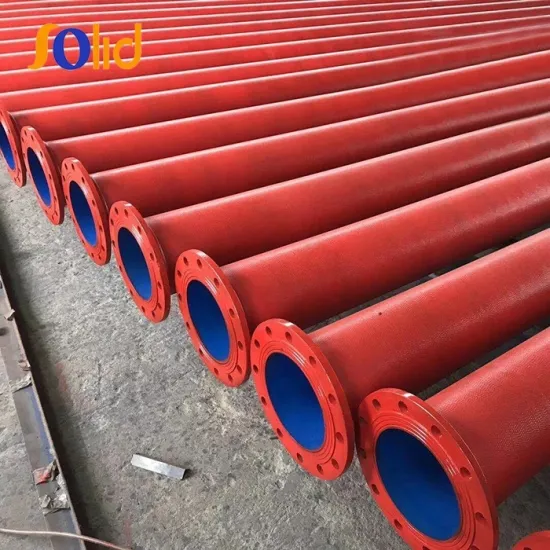 One Leading Manufacturer Of double flange ductile iron pipes FBE internal lined