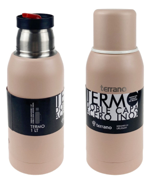 750mL Stainless Steel Silk Printing Vacuum Bottle