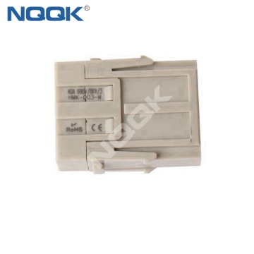HMK-003-M 3 Pin 40A 690V Female Module Plugin Heavy Duty Connector