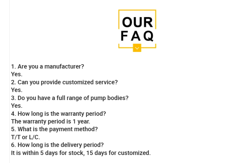 our FAQ