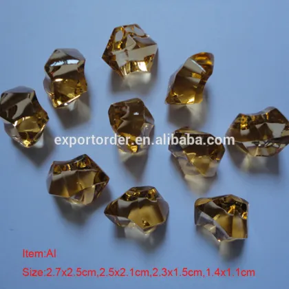 Clear acrylic crystal stone