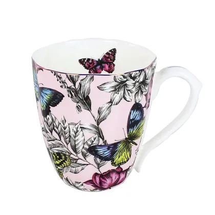 Wholesale Custom Design Fine Porcelain Tea Mugs - Bone China Royal Ceramic Cups