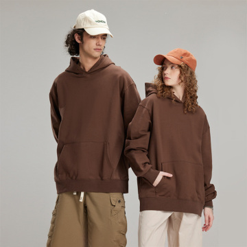 Produttori di felpa con cappuccio: 460 GSM Pure Cotton Oversize Coppia felpa con cappuccio