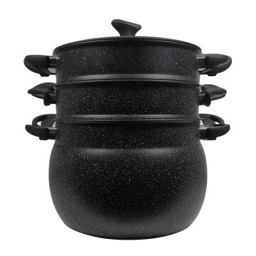Classic Style Ceramic Tea Set with Metal Pot and Tray