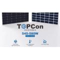 TOPCON Solar Panel 420W 16bb 2 glass panel