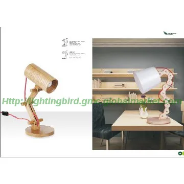 modern wood table lighting/modern table light supplier