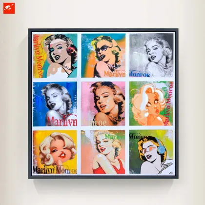 Monroe Hepburn Decorative Figure Oil Painting