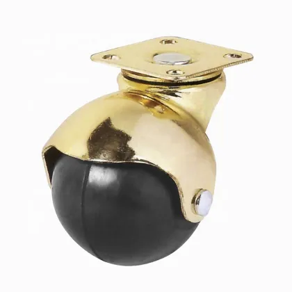 Brass Casters & Wheels for Furniture | 35MM Brass Castors with Bearings