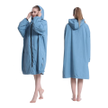 Waterproof Changing Robe Thick fleece lining waterproof changing robe poncho Manufactory