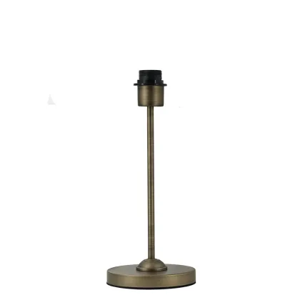 Metal Table Lamps with Fine brushed and white Shade for Living Room