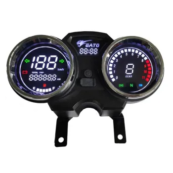 ITALI-KA RC200 GN125 Mexican LED Mechanical Motorcycle Speedometer and Fuel Gauge