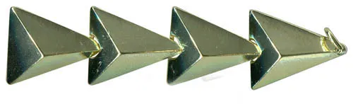 Metal T-Shaped Accessories of Footwear, Sparking Alloy Sandal Chain for Women Shoes