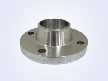 Brida de acero RF de 3" 150LB F304 WN