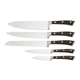 Stainless blade set with pakka wood handle