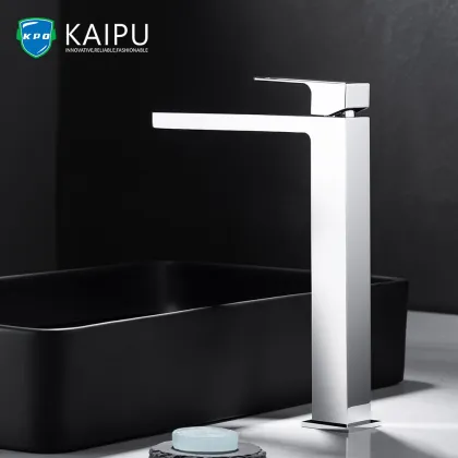 Waterfall bathroom faucet single hole faucet