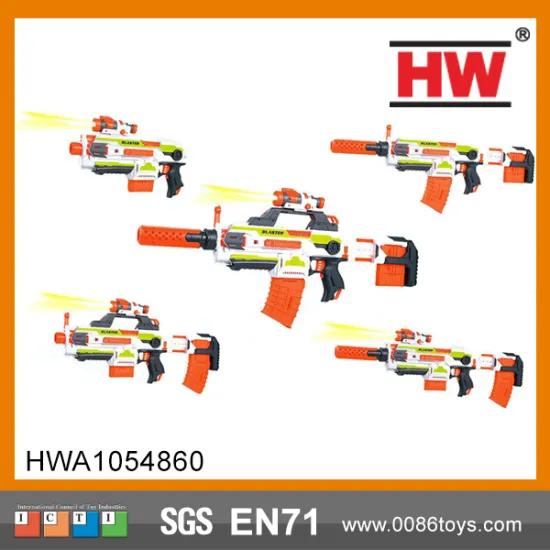 BO soft bullet gun assemble plastic toy gun