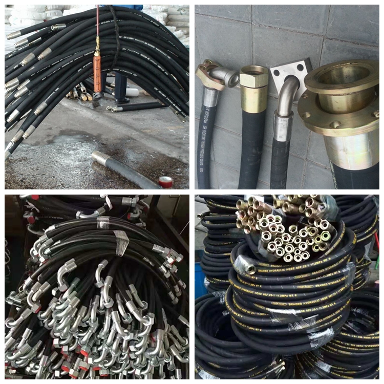 Nama Merek Kustomisasi Nitril Sintetis Bensin Sintetis /Minyak /Bahan Bakar Selang Hidraulik Tahan Selang Karet SAE 100R1