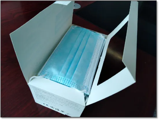3 layers disposable medical surgical mask supply