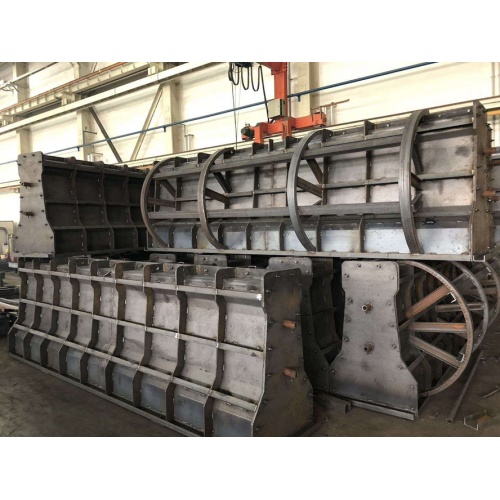 Molde de alta rigidez para fundición de hormigón de puentes