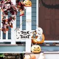 Trick or Treat Kemik Şekilli Köpek Ahşap Kapı Askısı
