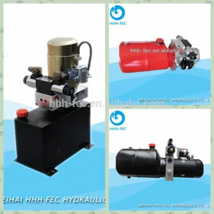 hydraulic power pack for double action cylinder