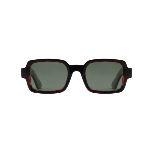 Unisex Quadratschuppe Öko -Acetat -Farbtöne polarisierte Sonnenbrille