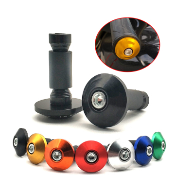 7/8" 22mm Motorcycle Handlebar End Plugs - Slider Bar Ends Grips