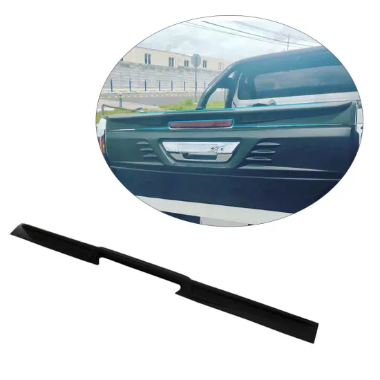 Matte Black Rear Gate Trim Protector for Toyota Hilux Revo (2015-2017)