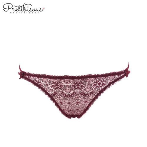 Women's 3 Pieces Set Transparent Lace Bra and Panty Lingerie with Garter