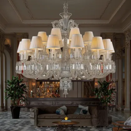 French Luxury Baccarat Zenith Crystal Chandelier