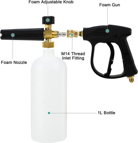 Washing Gun Adjustable High Pressure Washer