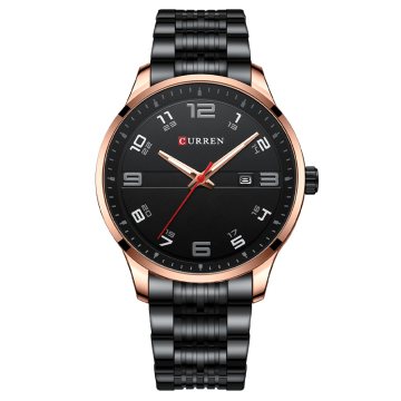 Wholesale Digital Quartz Watch with Waterproof Large Dial and Steel Strap