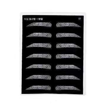 Soft Cosmetic PUM Pink Ink Thickness Fake Line Face Microblading Practice Eyebrow Tattoo Trainer