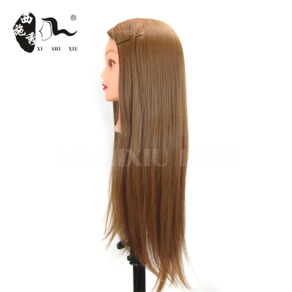 human hair training mannequin head black afro