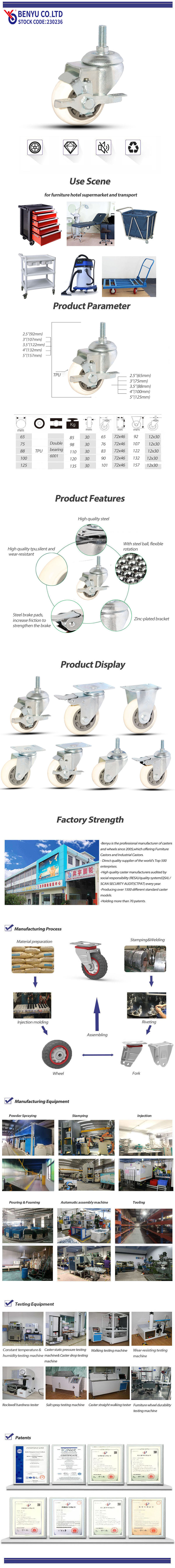 Nylon Brake Caster
